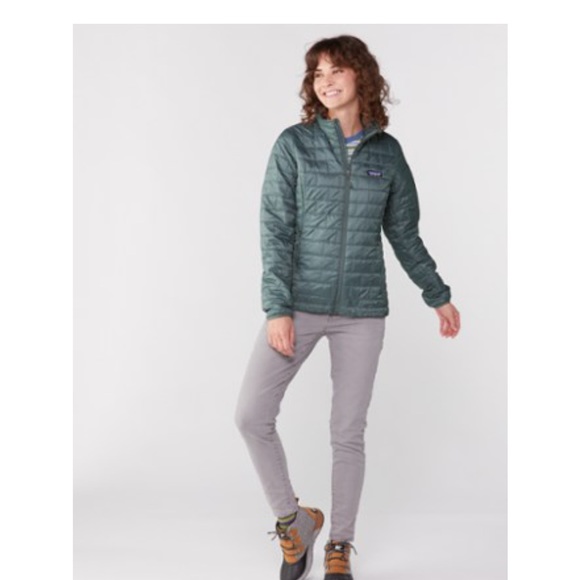 Patagonia Women’s XXL Nano Puff Jacket NWT Nouveau Green Puffer - Picture 11 of 13
